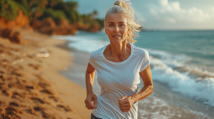 Wall Mural - person on the beach