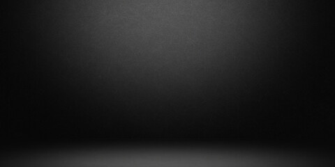 Wall Mural - Abstract luxury blur dark gray and black gradient, empty space room for showing display your products. background, gradient room studio