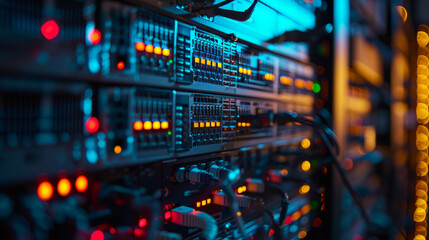 Data center and network devices in high performance operation	