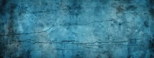 Blue Scratched Background, Grungy Texture, Dirty Surface