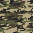 Army camouflage seamless classic background, military uniform, classic textile pattern