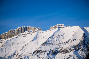 Poster - Paysage au Col des Aravis en Savoie