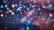 sparkles in shape of heart