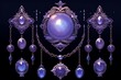 Mystical moonstone amulets, imbued with lunar energy and offering protection from dark forces - Generative AI