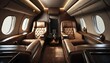 luxury airplane interior 