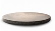 round stone plate isolated on white background