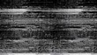 seamless black and white retro tv or vhs signal static noise pattern overlay vintage grunge analog television screen or video game pixel glitch damage dystopiacore background texture