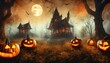 halloween concept spooky scary october background concept artwork and digital art illustration wallpaper painting abstract luxury mockup 