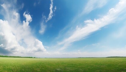 Canvas Print - landscape with sky and clouds