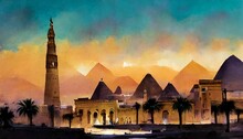 Sunset Over Egypt 