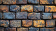 © JVLMediaUHD - The background of ancient bricks with pronounced cracks that give the surface a characteristic det