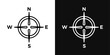 Compass icon set. vector illustration.