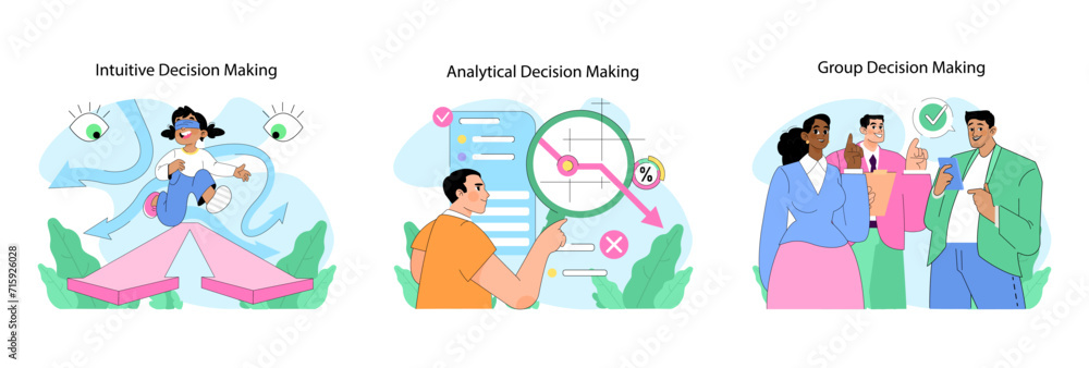 Decision making set. Intuitive, analytical, and group strategies in ...
