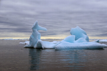 Canvas Print - Belle découpe dans cet iceberg