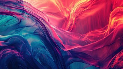 Wall Mural - abstract background with paint brush and color pattern created with generative ai