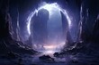 Ethereal moonstone portals - Generative AI