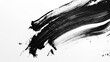 © Zahid - Abstract black ink hand painted brush strokes on white background. Animation. Single paint brush stroke being painted from left to right, monochrome.