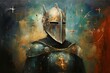Stoic and honorable knight - Generative AI