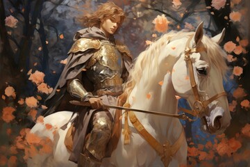  Stoic and honorable knight - Generative AI