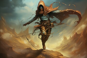Canvas Print - nimble agile rogue - generative ai
