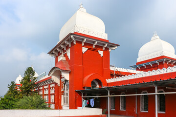 Wall Mural - Chennai, India. View of Chennai Egmore railway station.