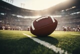 Fototapeta Sport - American football game touchdown concept