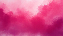 Abstract Pink Watercolor Art Background For Cards, Flyer, Poster, Banner And Cover Design