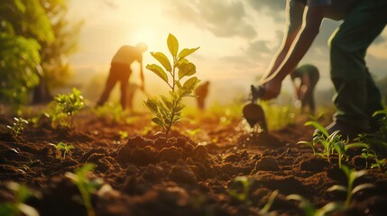 farmer hands hold soil earth sunset. agriculture. Engineer checks soil fertility with argon. business ricks employee land agro company. farmer hands pouring earth sunset. modern agro farm eco. eco