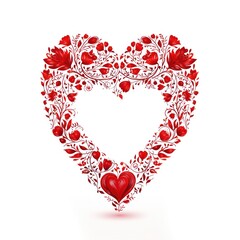  Happy Valentines day text Lettering heart shape invitation card