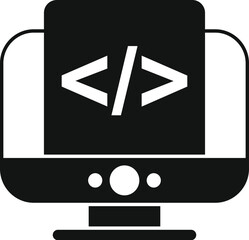 Wall Mural - seo gear engine icon simple vector. audience content online. data digital
