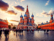  Saint Basil's Cathedral Red Square Moscow