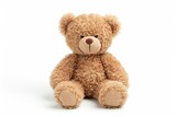 Fototapeta  - Isolated teddy bear toy on white background