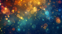 Abstract Blurry Bokeh Lights Background
