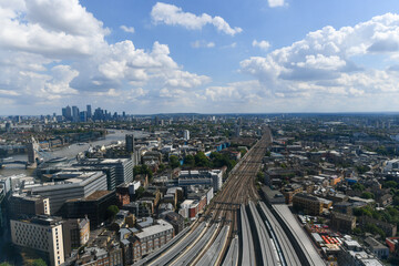 Canvas Print - Train Tracks - London, UK