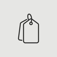 Poster - Vector Simple Isolated Price Tag Icon