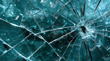 Cracked Glass Abstract Background