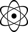 Black and White Vector Featuring React and Atom Logos and Vectors