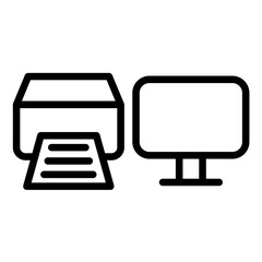 Poster - Output Device Icon Style