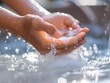Washing hands with soap to prevent coronavirus (COVID-19)