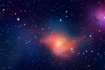 Wall Mural - nebula and galaxy with star and space dust in the universe and deep planet night sky background