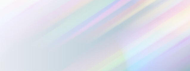 Wall Mural - Rainbow light prism effect, transparent background. Crystalline glare leakage reflection. Abstract blurred rainbow light background overlay effect.	