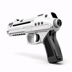 laser gun isolated on a white background