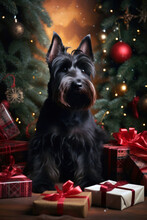 New Year's Happy Dog Scotch Terrier21