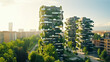 Modern and ecological skyscrapers