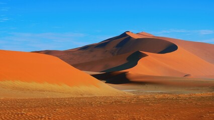 Namib-Naukluft national park, desert landscape, the highest world dunas.