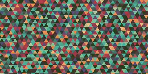 Wall Mural - Geometric abstract background with triangles