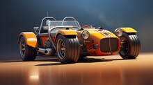 Car Sport 3d Illustration. Generative Ai