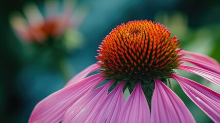 Wall Mural - A close-up shot of a purple flower with a bee on it. Perfect for nature enthusiasts or garden-related content