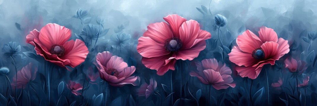 Watercolor Background Spring Flower, Banner Image For Website, Background, Desktop Wallpaper