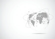 © royyimzy - Global network connection. World map point and line composition concept of global business. Vector Illustration